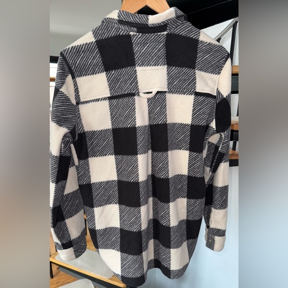 Billabong Women’s Fleece Long Sleeve Lumberjack Flannel Shirt Size Large - Picture 2 of 7